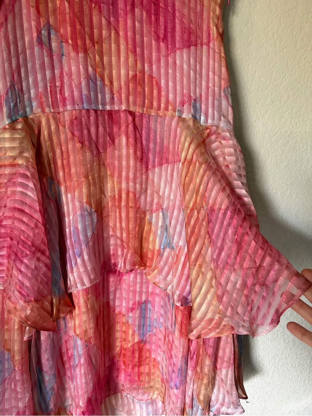 SET of loveshackfancy silk Willow top and Alex midi skirt size small - Picture 10 of 16